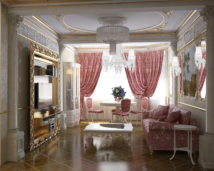 Обложка проекта: Квартира в классическом стиле