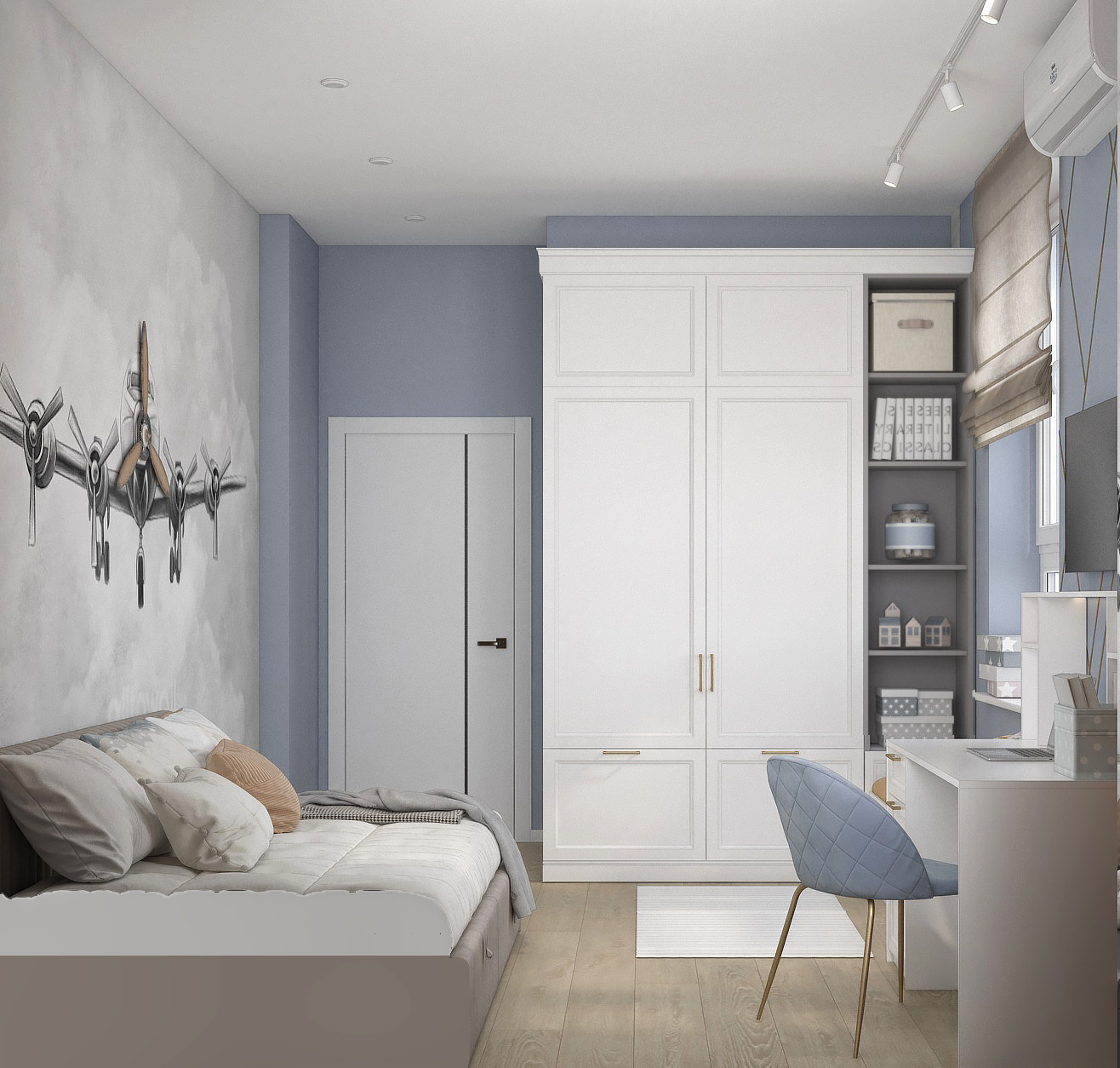 Элегантная квартира в Москве для молодой семьи