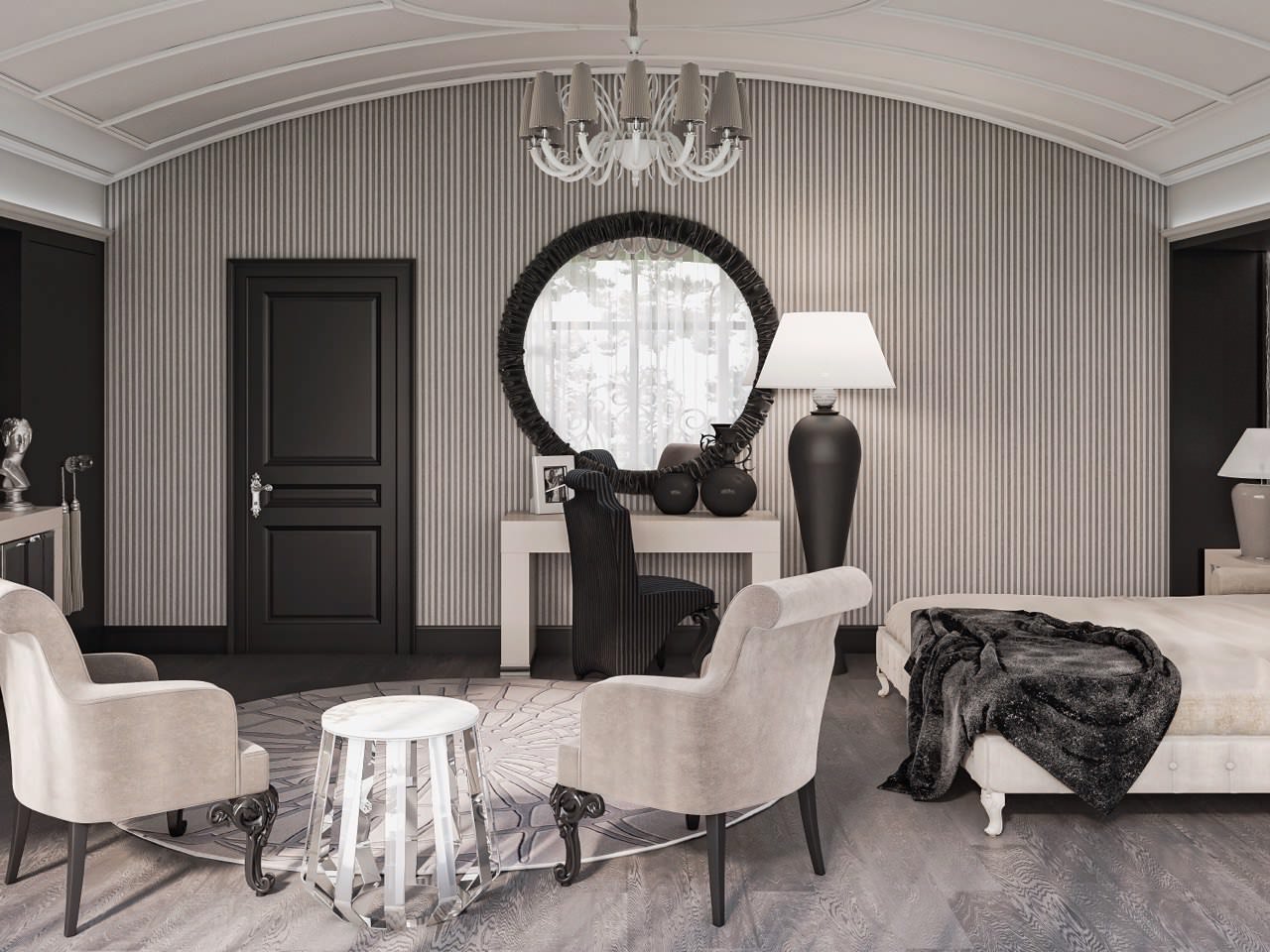 Дом в Зеленогорске , фрагмент спальни