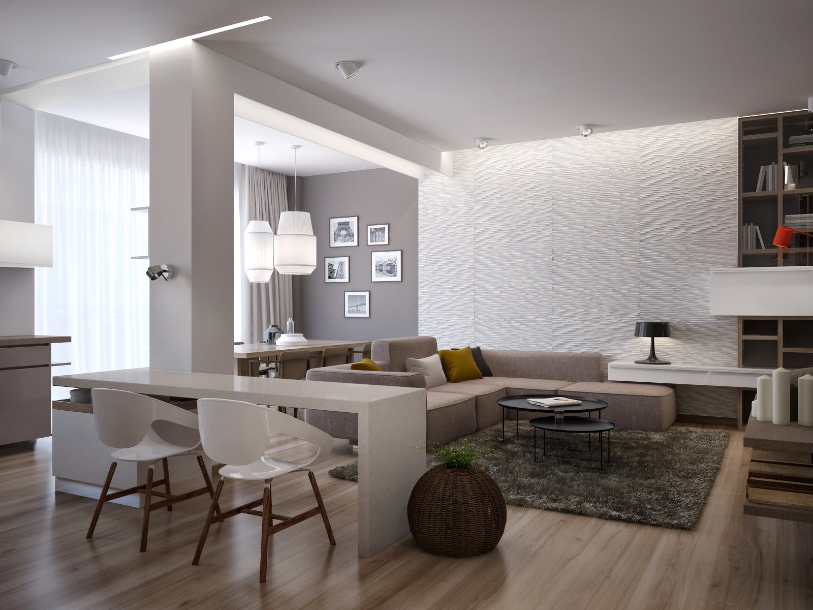 Минимализм для молодой пары