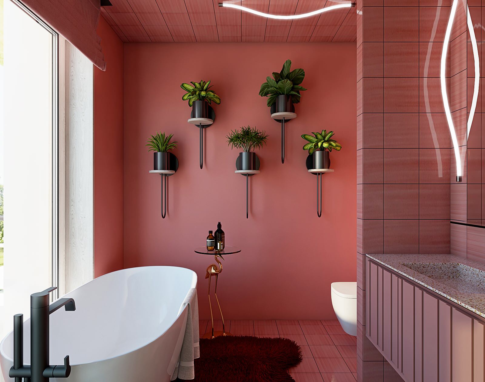 Ванная. Таунхаус в ЖК "Парк Авеню"