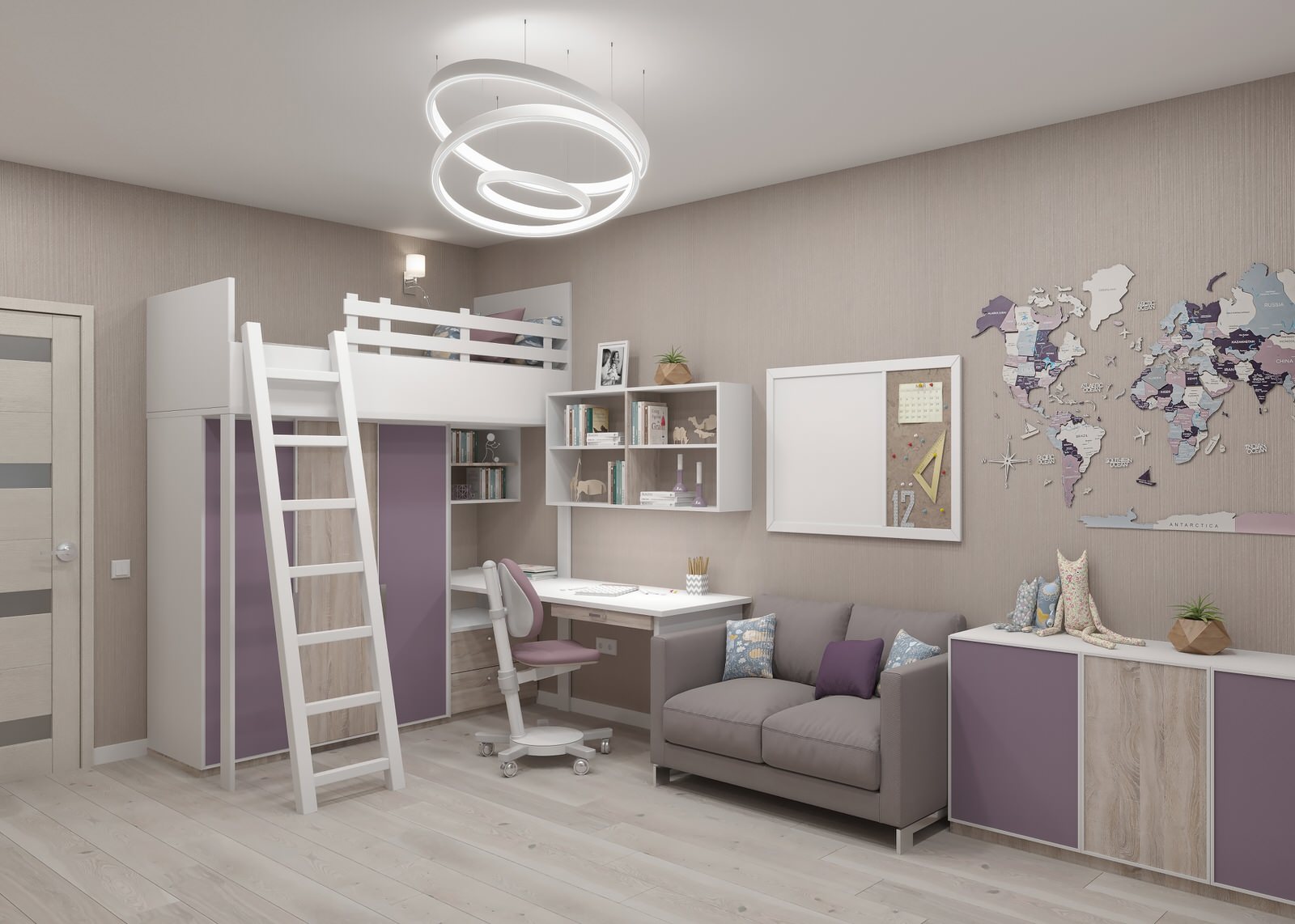 Детская для двух принцесс