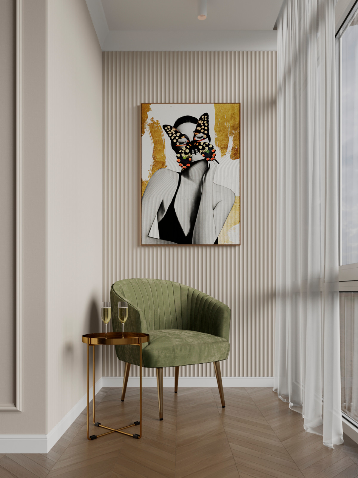 Дизайн проект однокомнатной квартиры в г.Оренбург, жк "Новая высота"