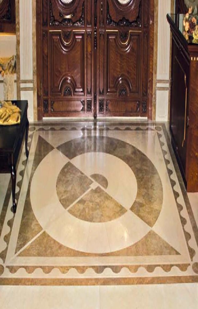 Обложка проекта: мозаичные мраморные полы