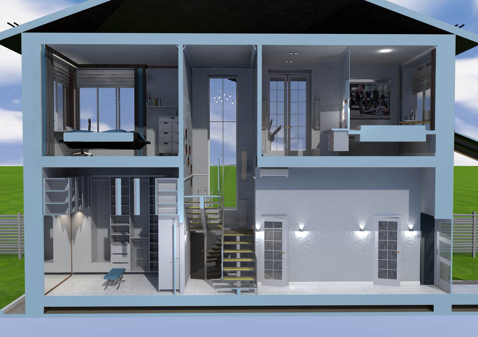 Дизайн проект: Дом мечты в Новом Царицыно, 2020 г.