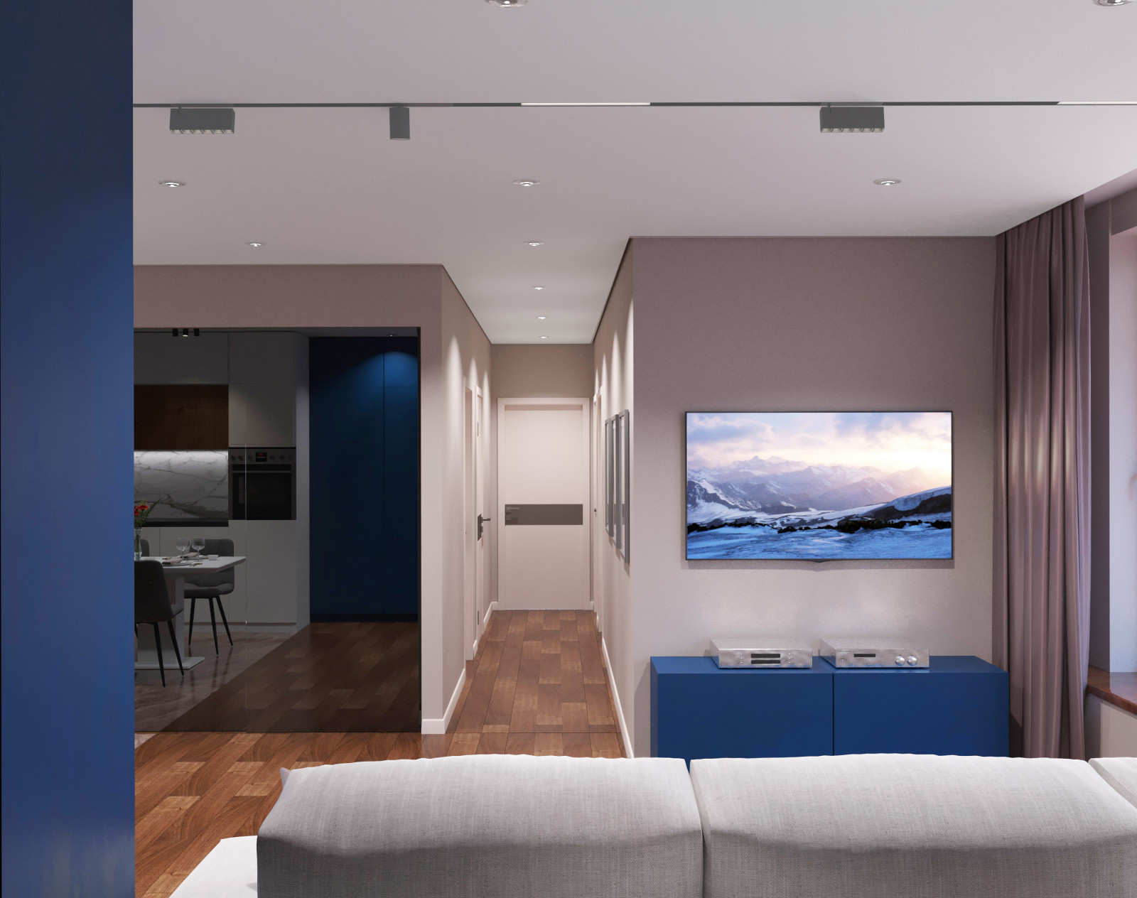 ЖК Дисквери, квартира в современном стиле