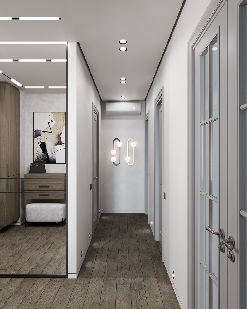 Дизайн интерьера квартиры с открытой террасой в жилом комплексе "Тармо"