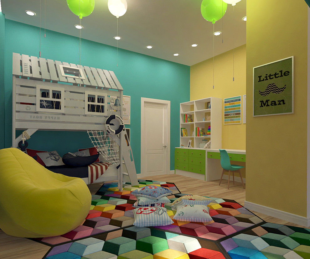 Интерьер двухуровневой квартиры