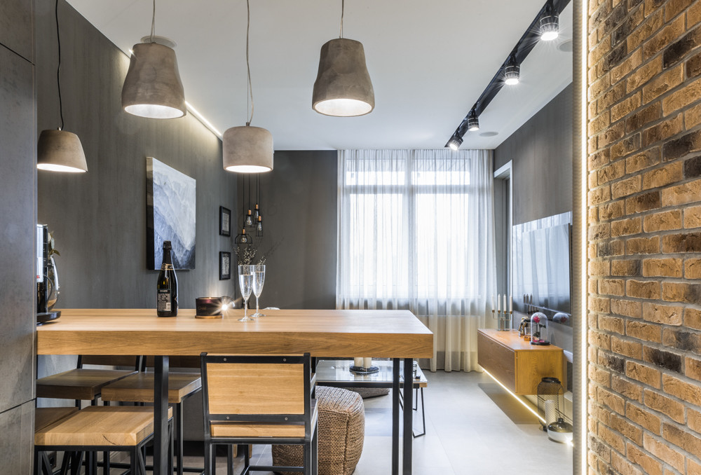 Фото интерьера в стиле "Loft", ул. Зоологическая, г.Калиниград