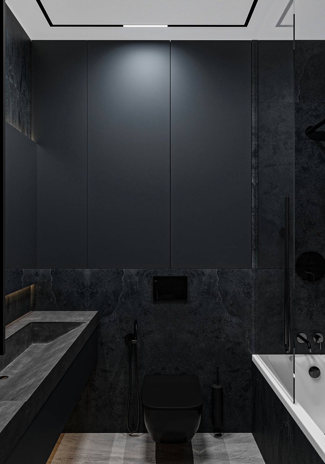 Темный санузел