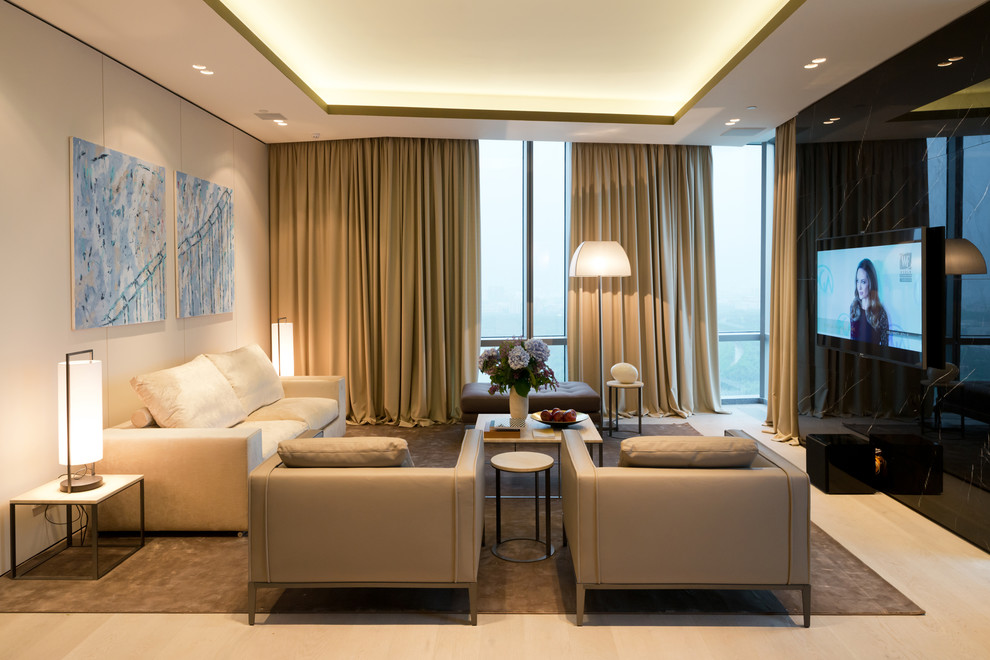 Интерьер апартаментов на 47 этаже