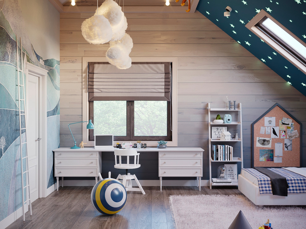 Частный дом с деревянного сруба