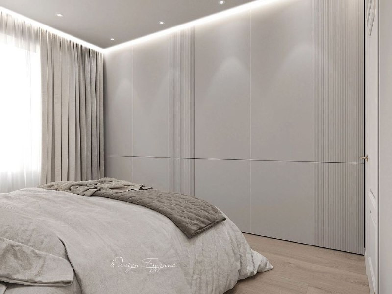 Спальня в проекте Лены Бузиной