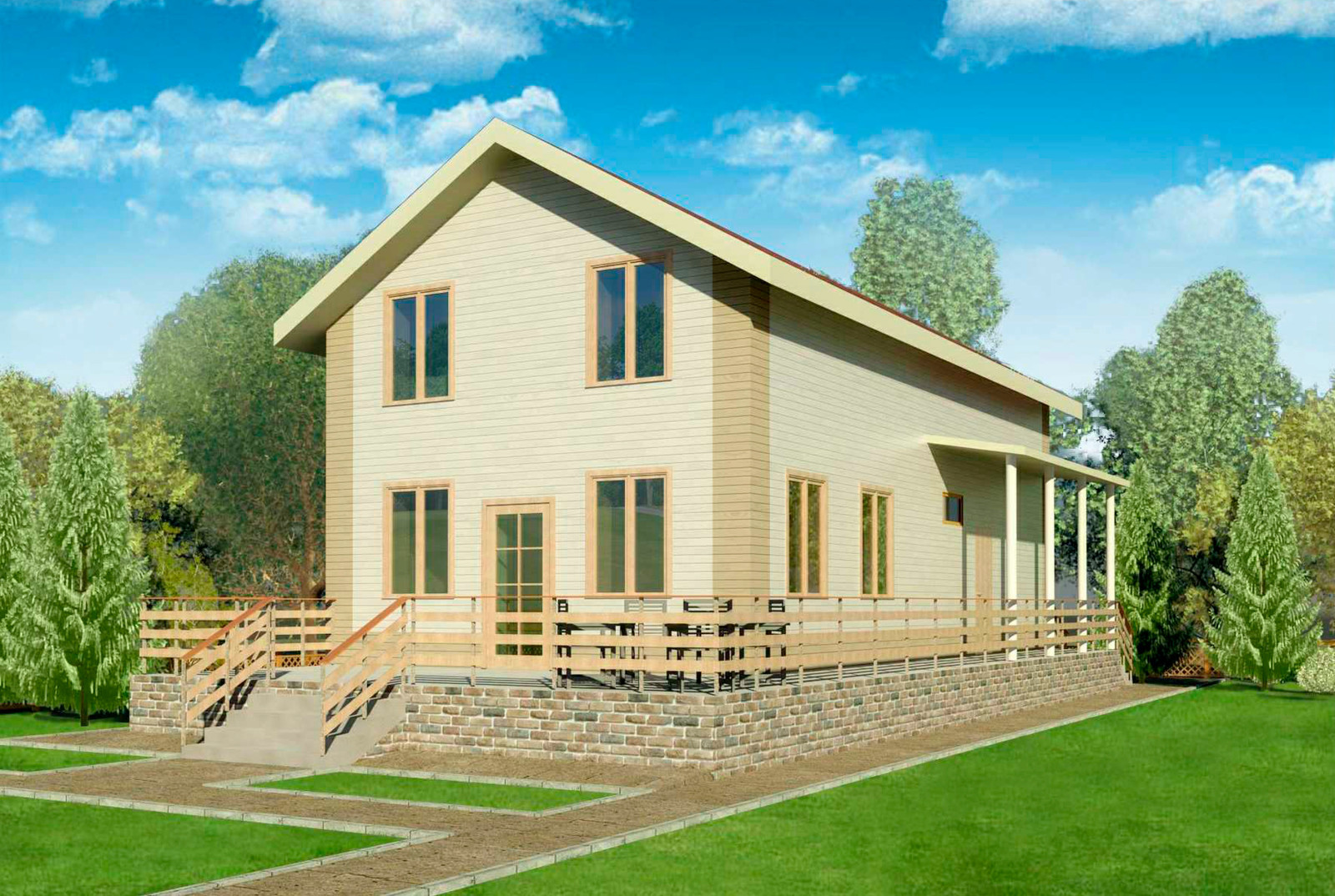 Обложка проекта: Реконструкция дачного домика