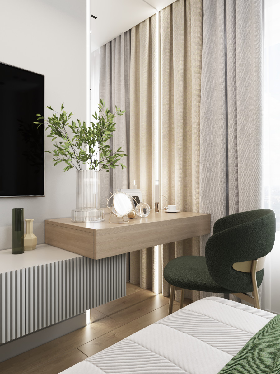 Интерьер квартиры в ЖК  Матвеевский парк