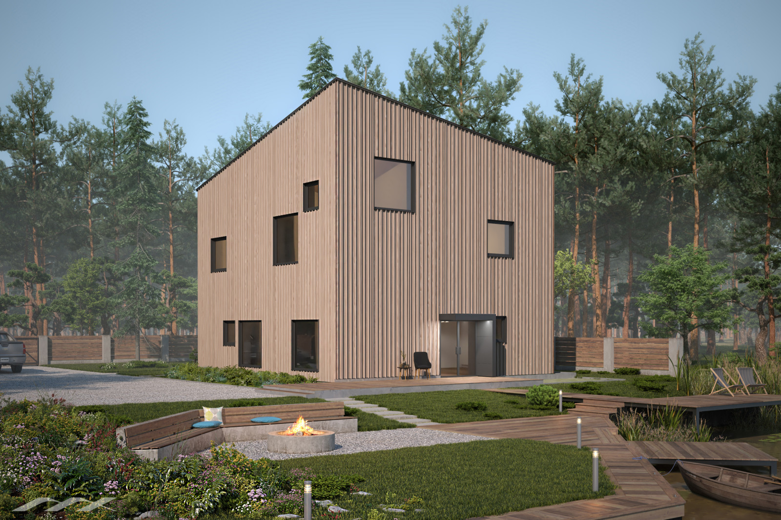 Типовой энергоэффективный дом Т1-1