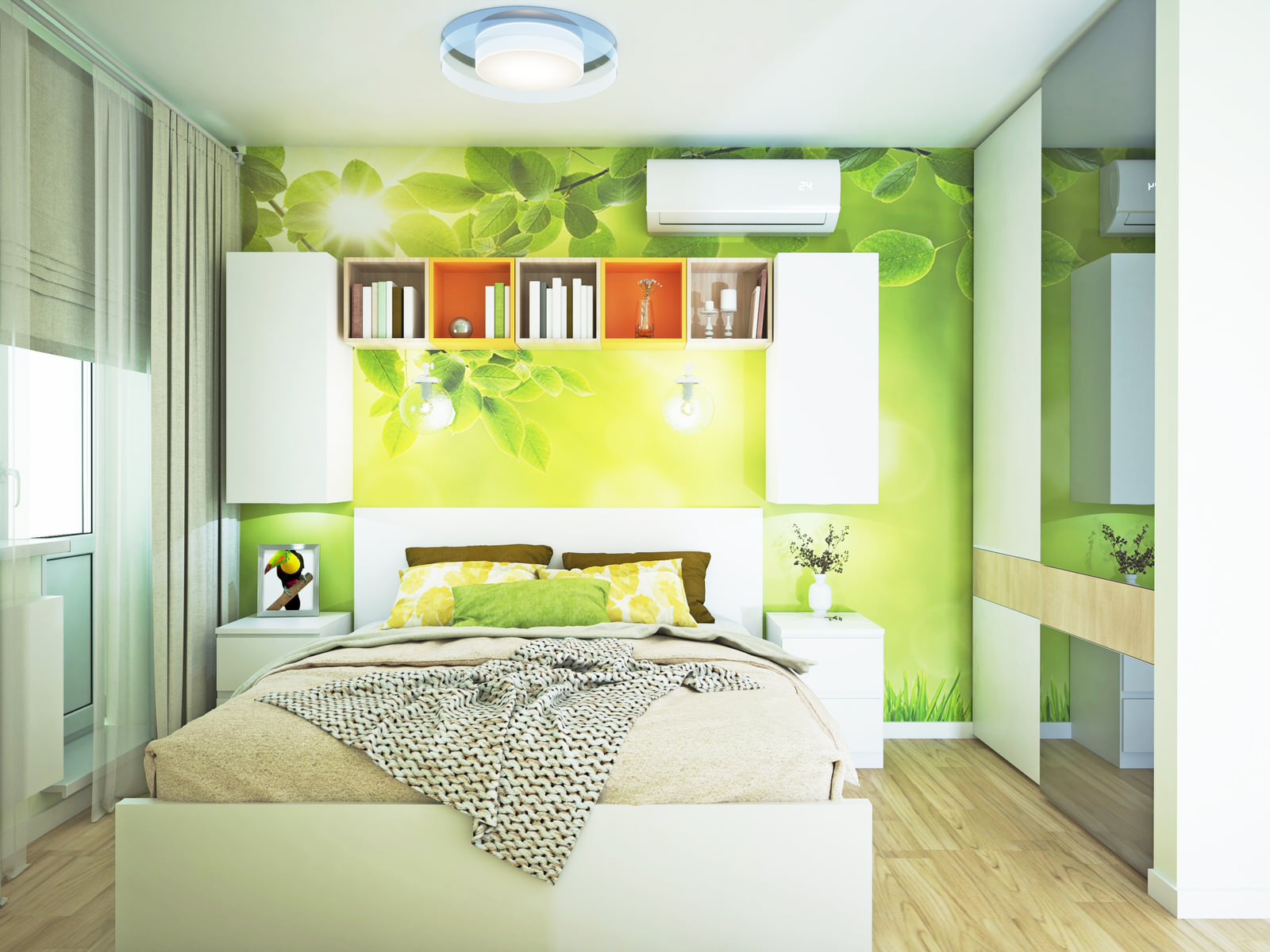 Солнечное утро в трёшке на Северо-Западе Москвы.