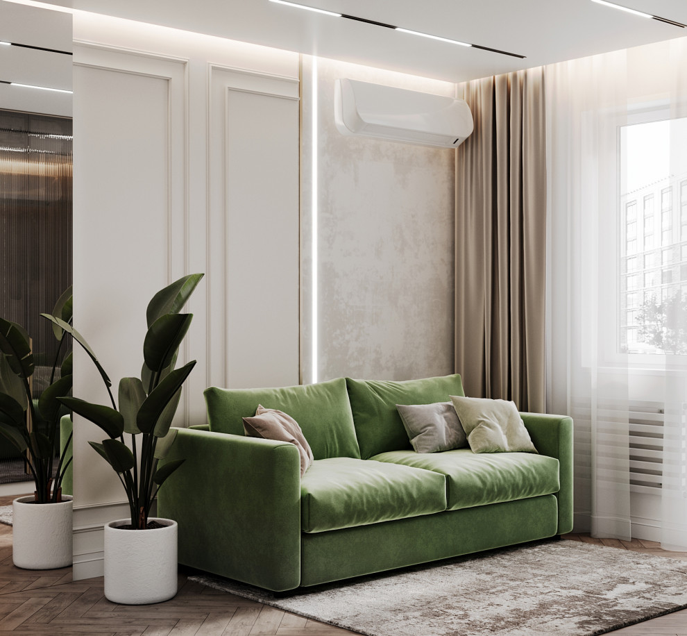 Гардеробная комната. Современный стиль.