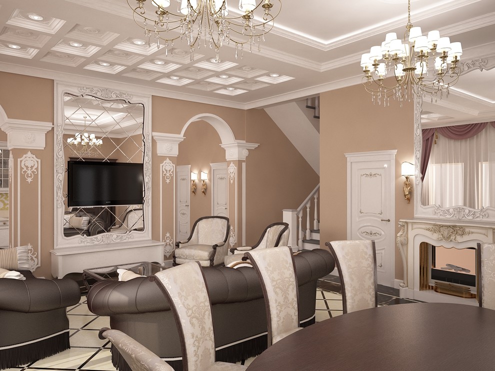 Living room + kitchen