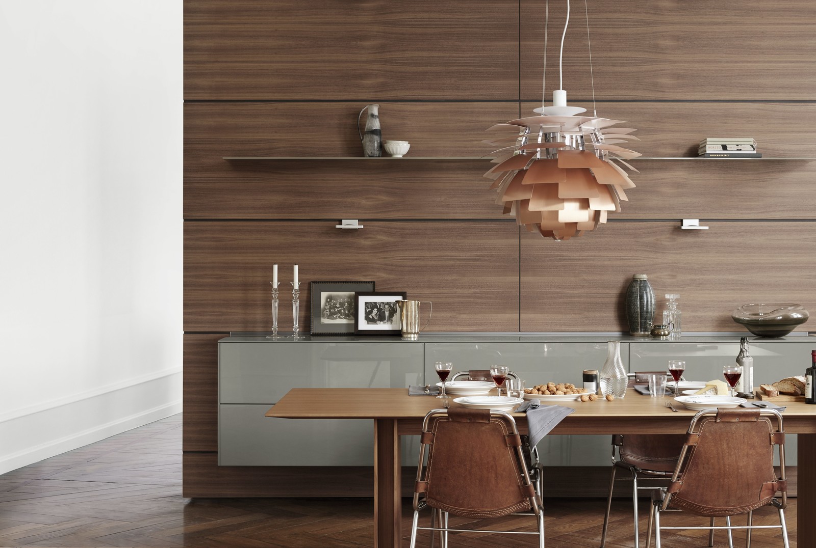 Кухня bulthaup b3 в оттенке "кремень