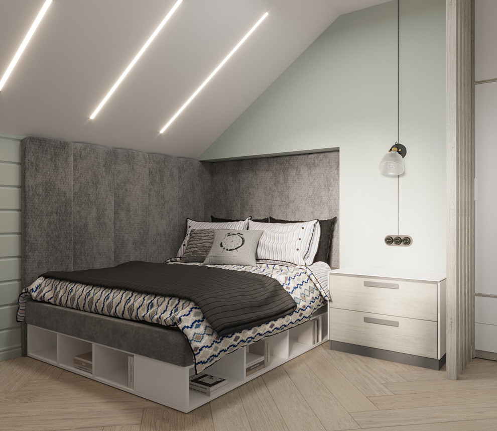 Дизайн интерьера срубного дома