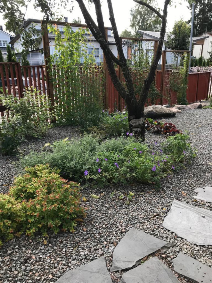 Обложка проекта: гравийный сад "История на склоне"