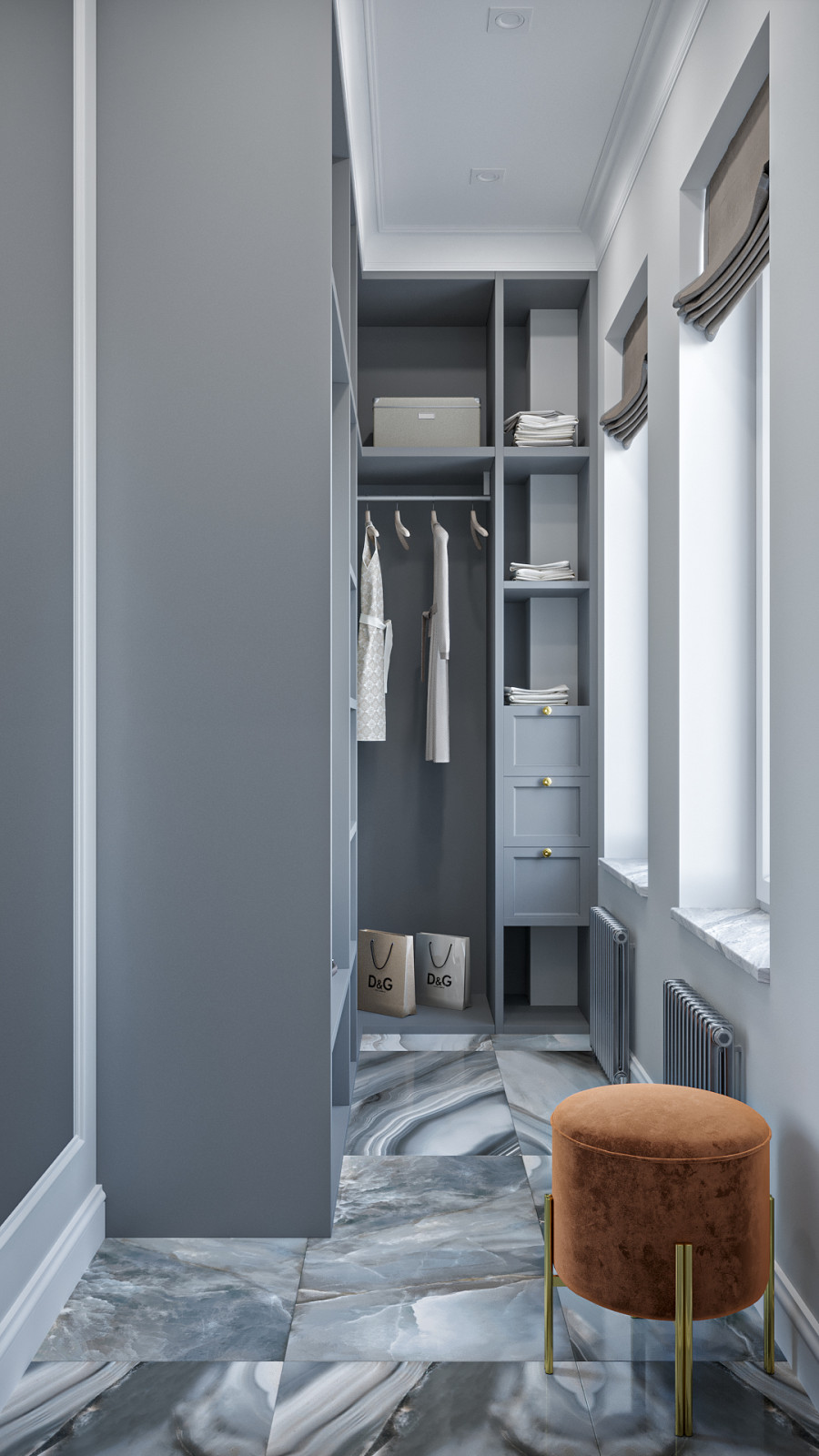 Дом  с яркими акцентами 120м