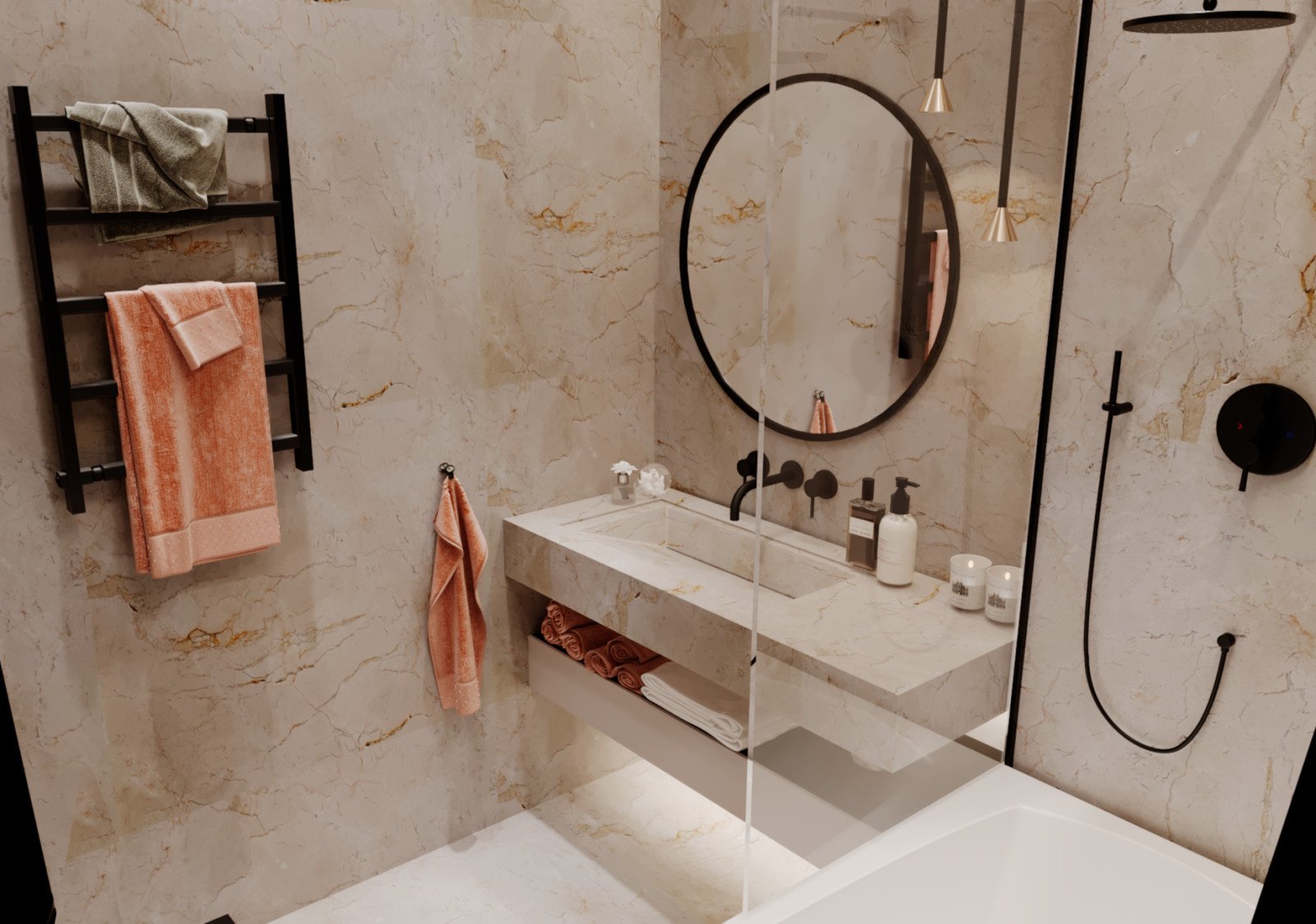 Квартира в мягких оттенках минимализма