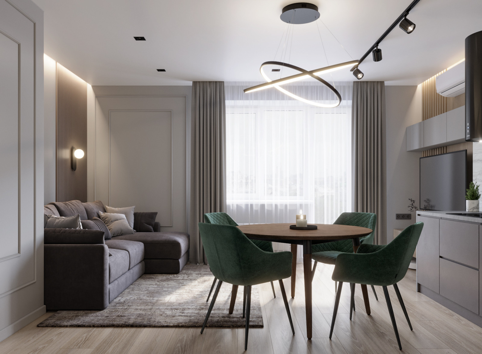 Квартира 70 кв.м. в г. Альметьевск ЖК "Новиков Сад"