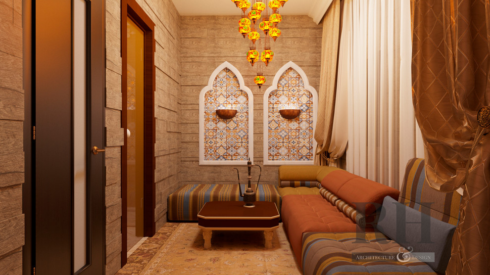 Обложка проекта: Дизайн проект хамама с комнатой отдыха