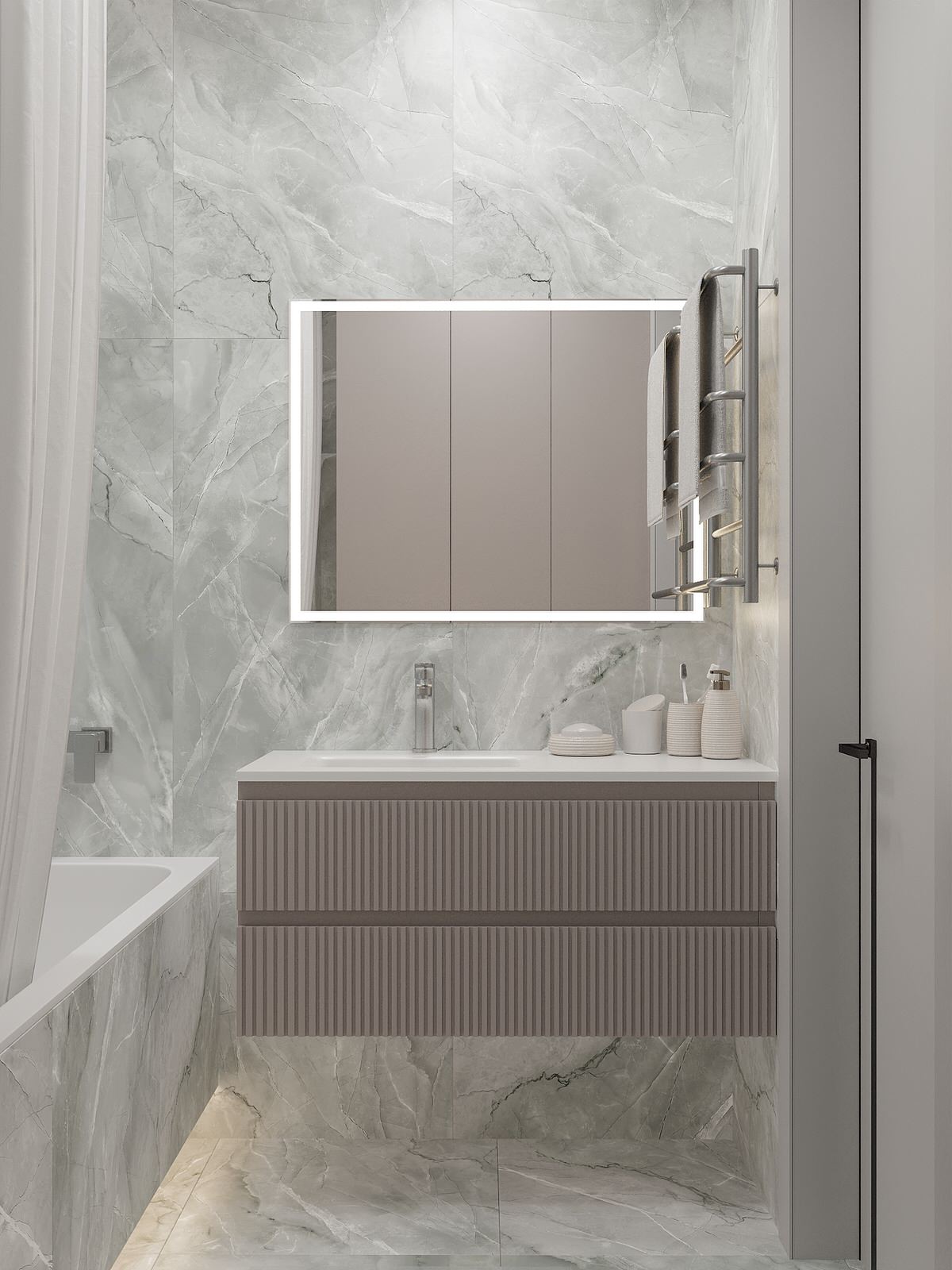 Трехкомнатная квартира 75 кв.м