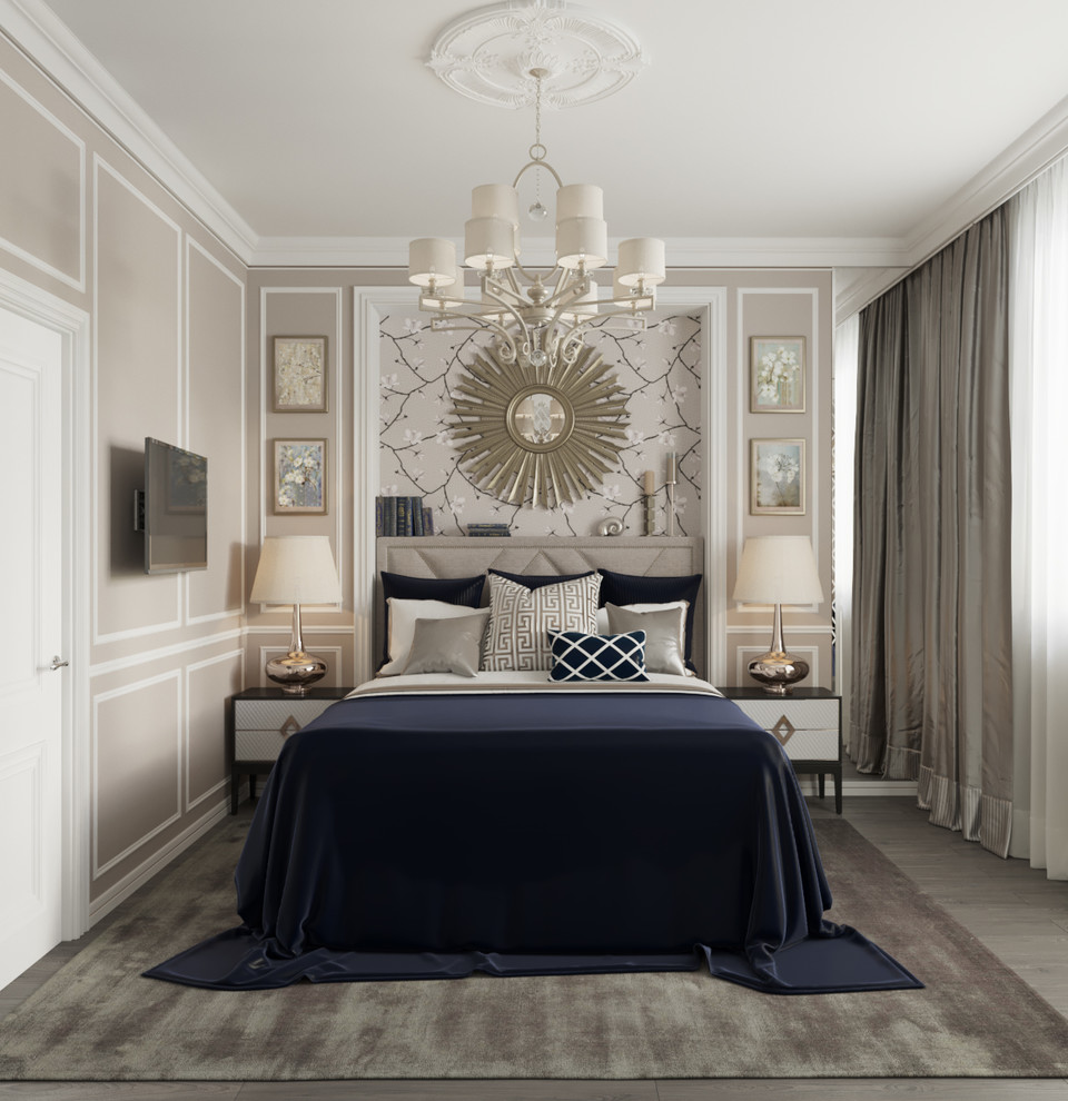 Обложка проекта: Дизайн-проект спальни в ЖК "Академ Парк"