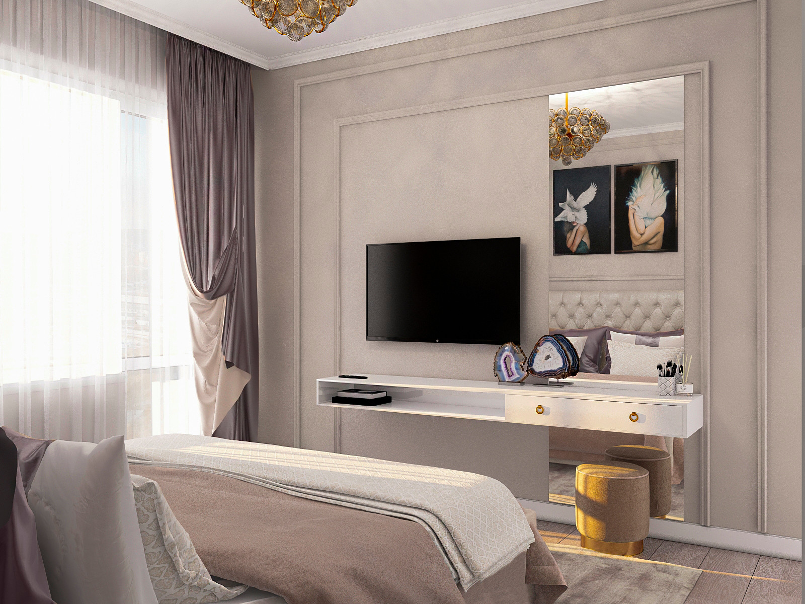 Квартира в неоклассике