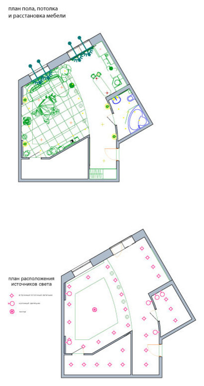 Дизайн-проект однокомнатной квартиры