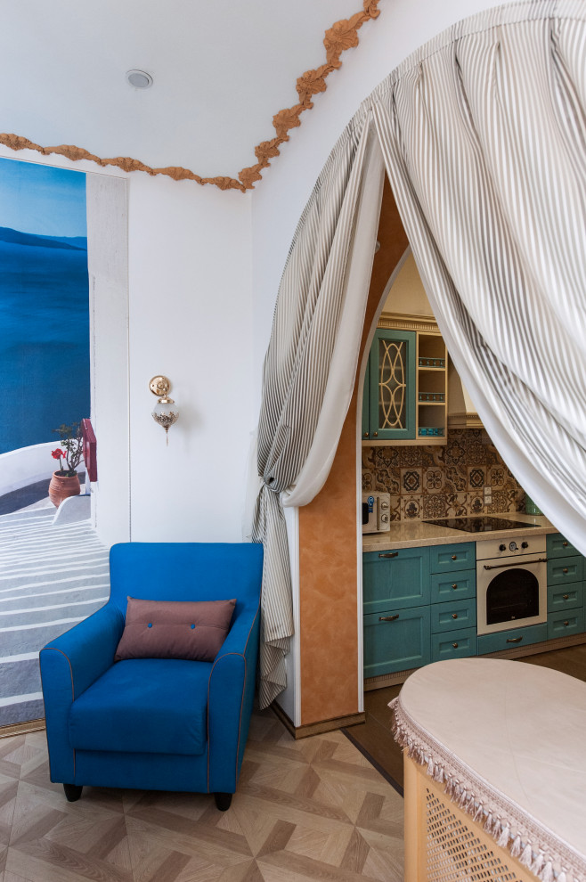 Французский прованс с элементами шебби-шик.