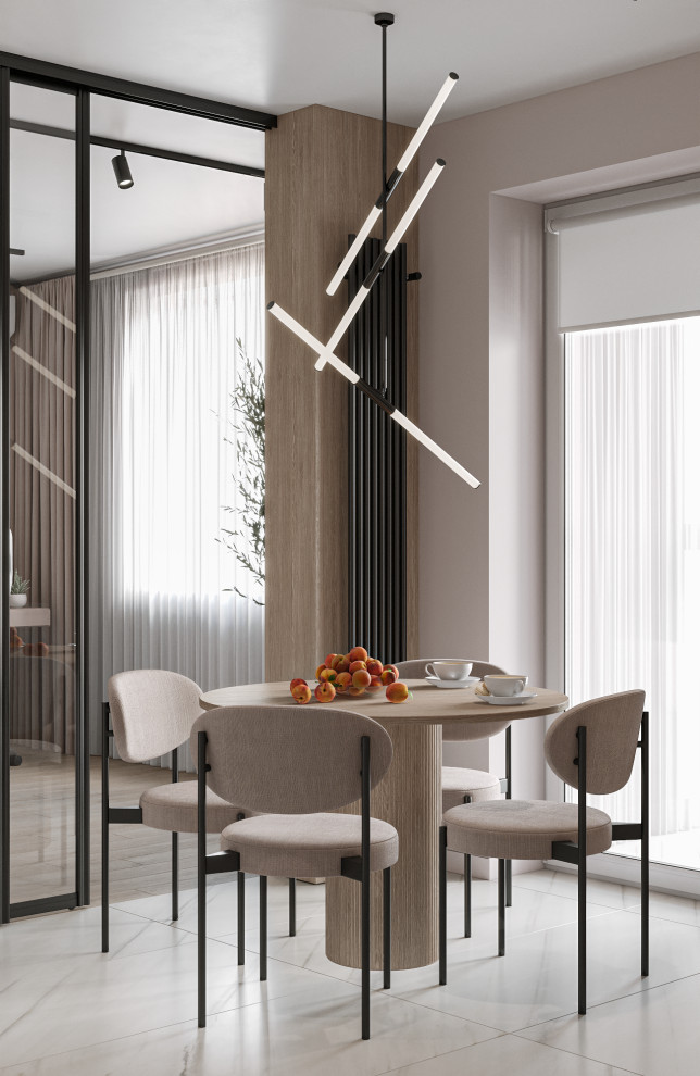 Дизайн интерьера в розовых тонах