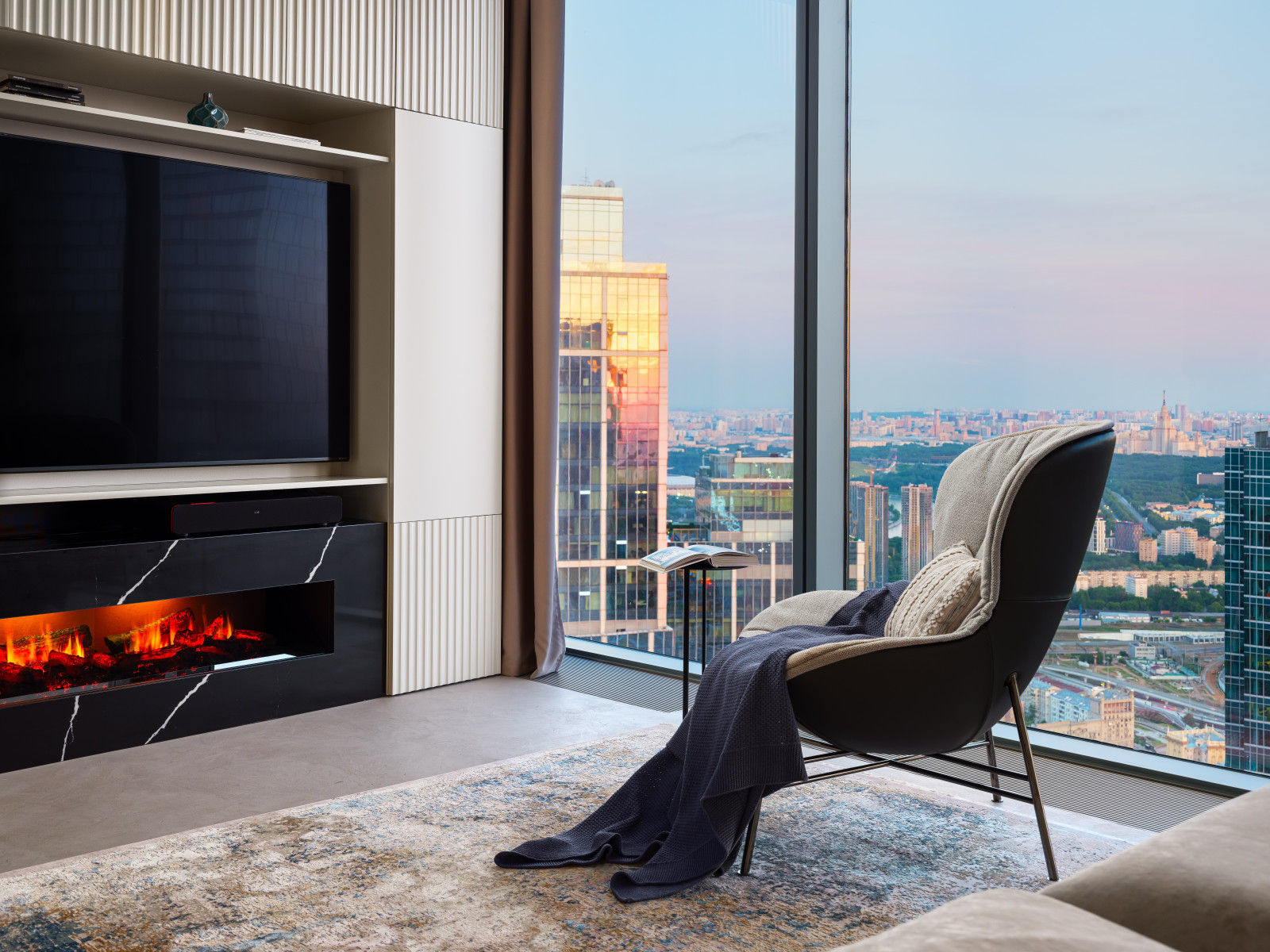 Рекламная фотосъемка апартамента в башне "Нева"