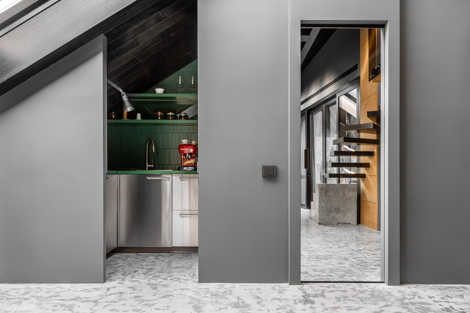 Офис в мансарде