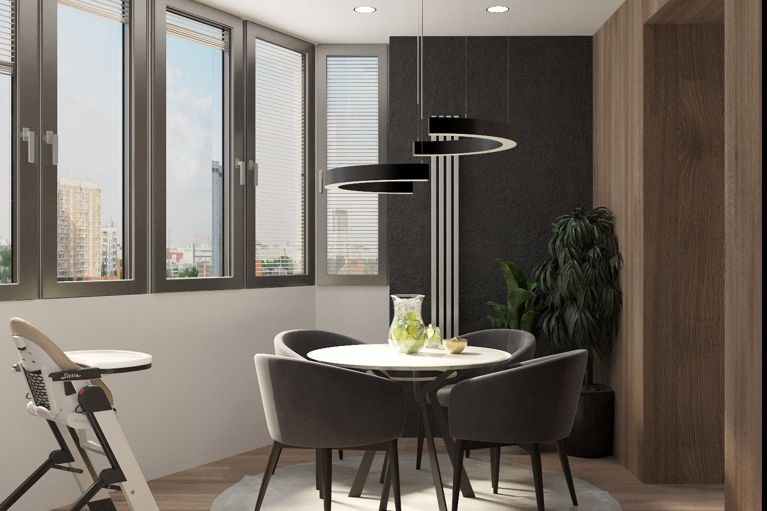 Лаконичный минимализм для молодой семьи