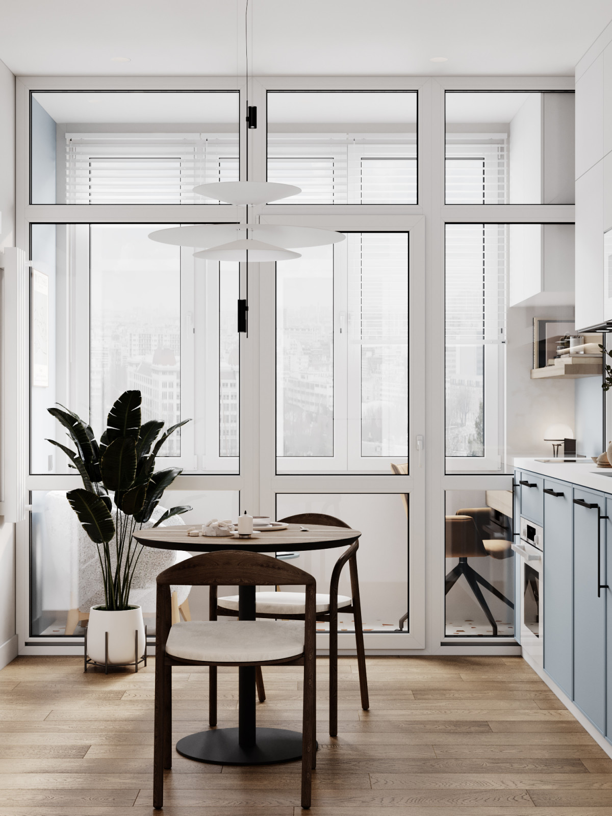 Сканди с элементами классики, ЖК Румянцево Парк