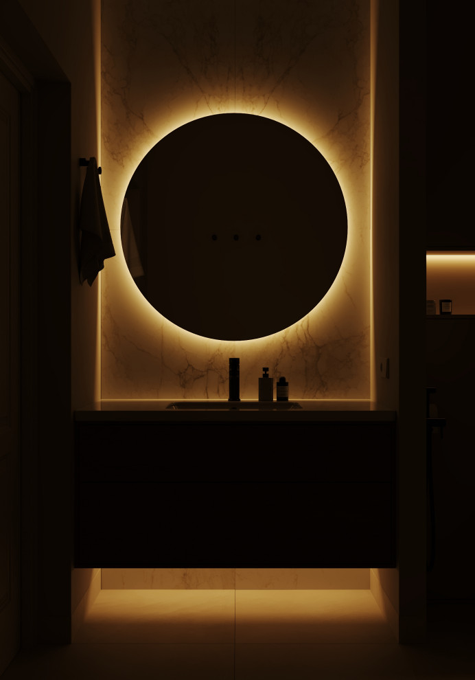 Санузлы (Частный дом в Малой Валяевке, Пензенская область)