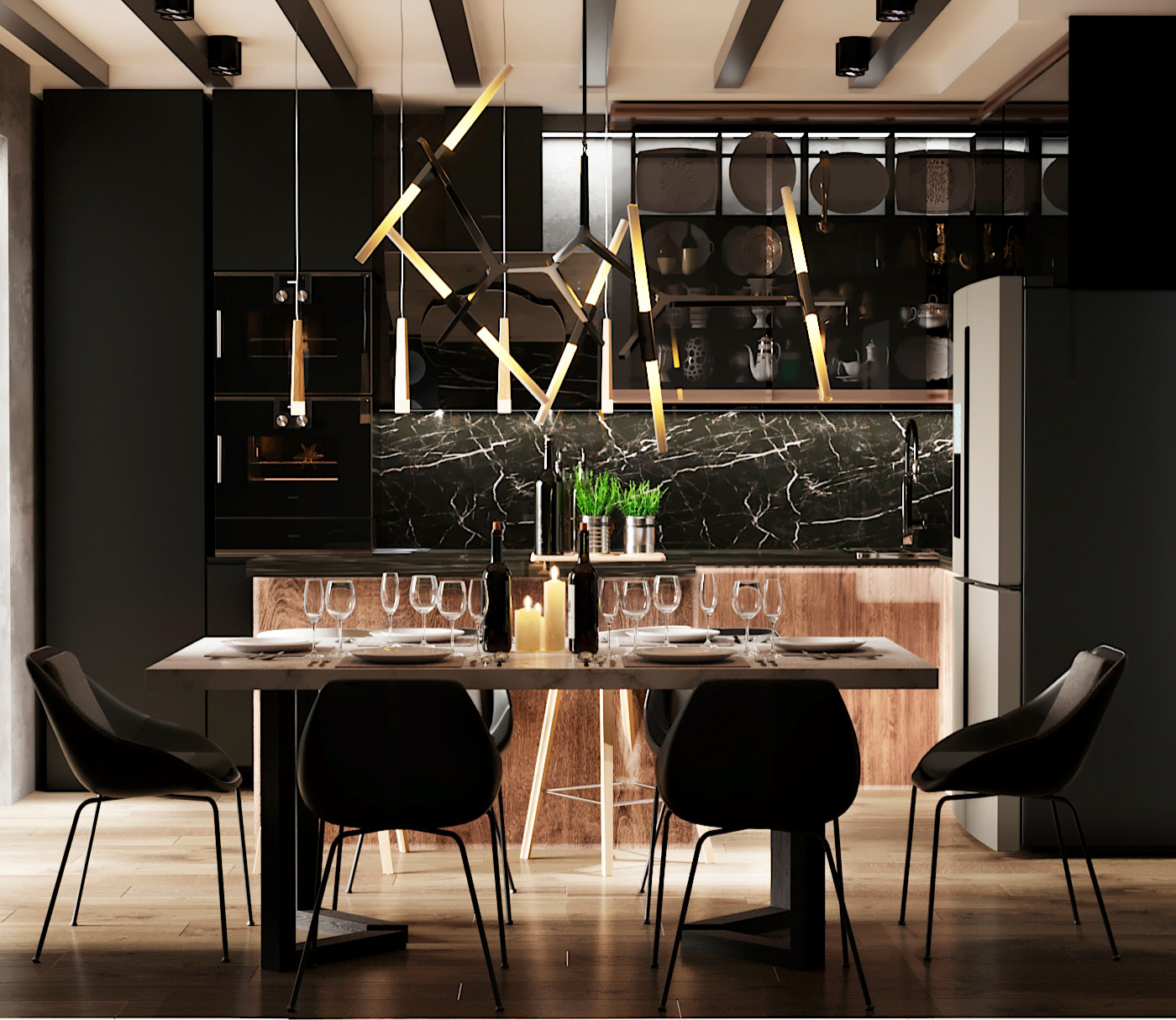 Дизайн дома в стиле "Лофт" в Немецкой деревне