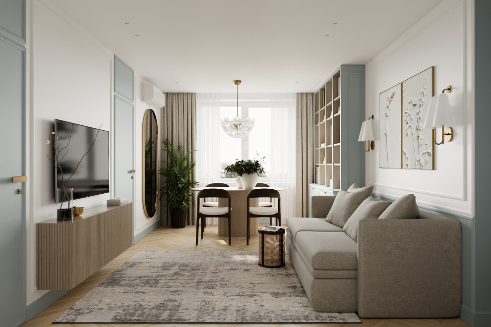 Обложка проекта: Дизайн проект для маленькой квартиры