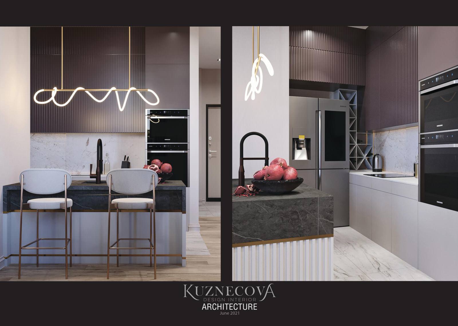 Кухня - гостиная 21 м²