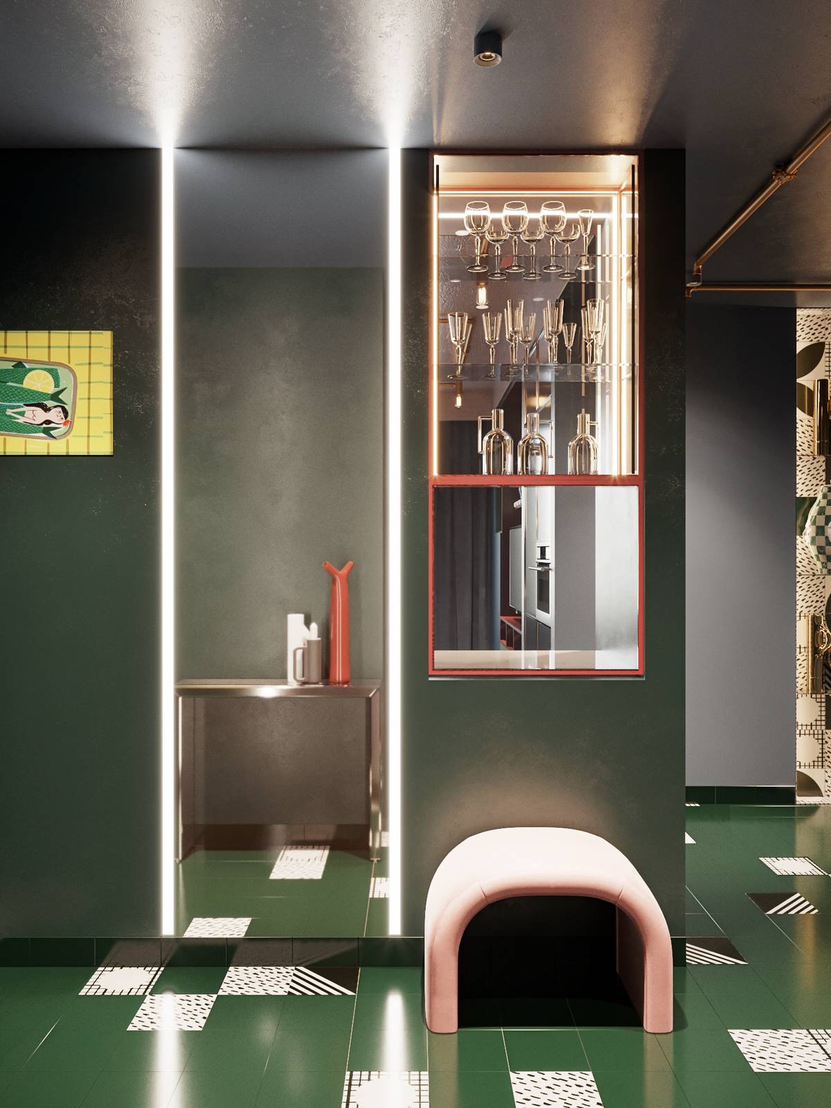 Коридор. Квартира в ЖК "МИД"