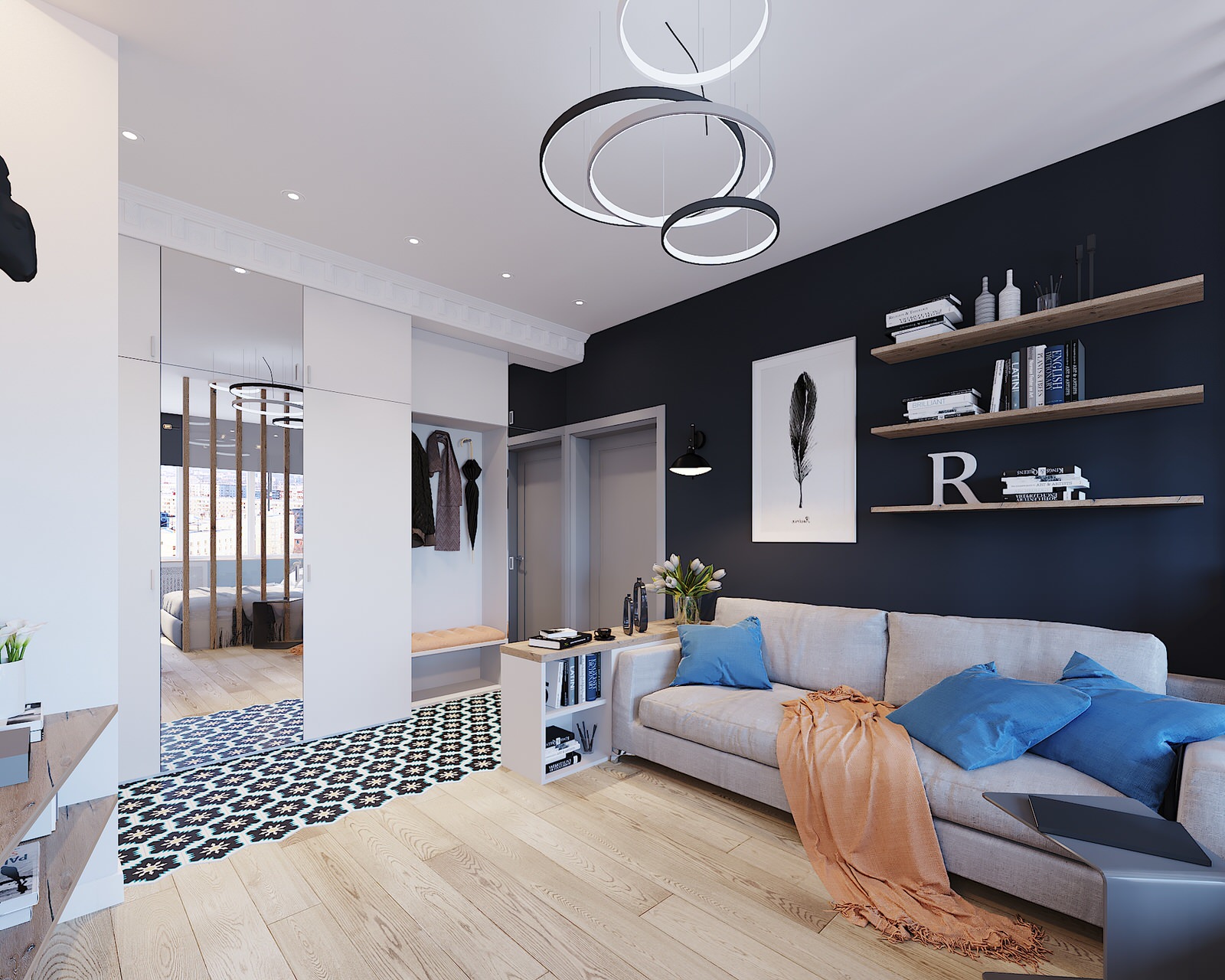 Квартира-студия. 38м2.