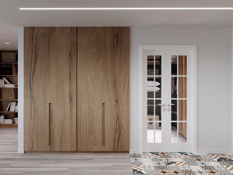 Квартира в минималистическом стиле 80 м^2 «ЖК Лазурные небеса» г.Казань