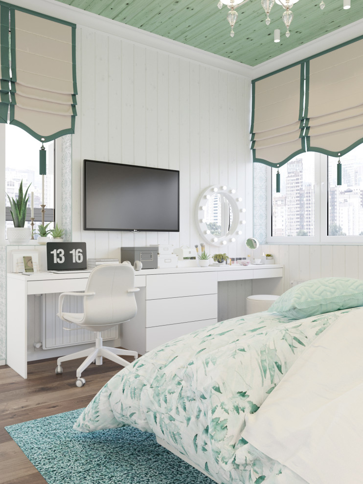 Дизайн спальни и балкона