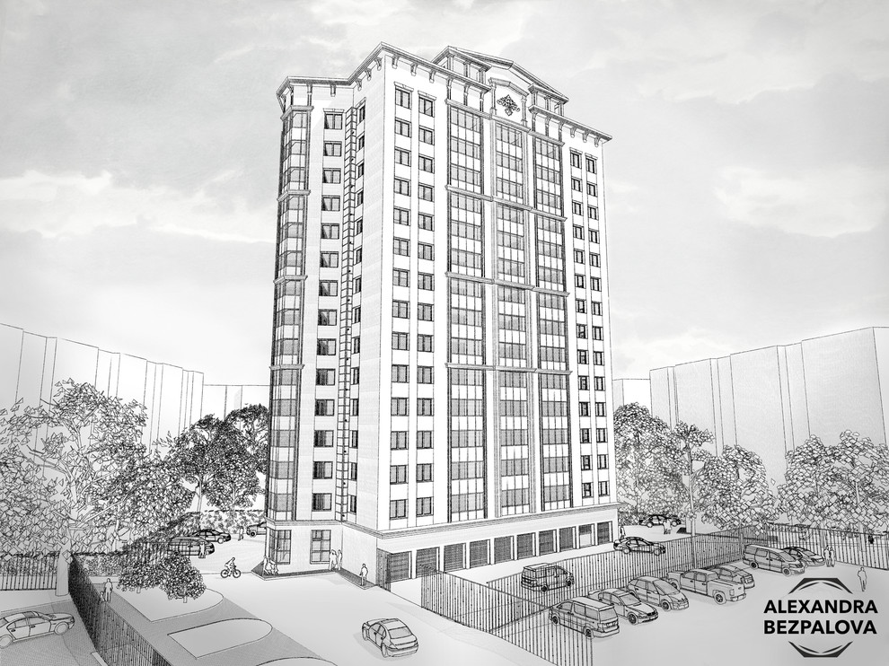 Жилой дом в центре Хабаровска