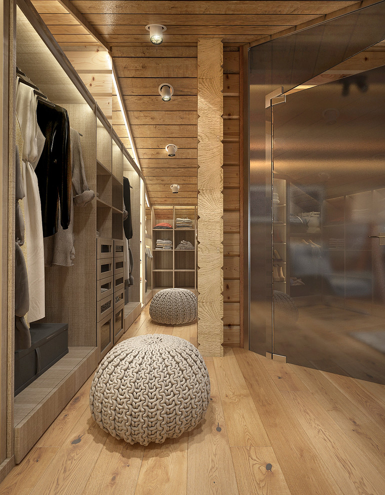 Интерьер дома из бруса